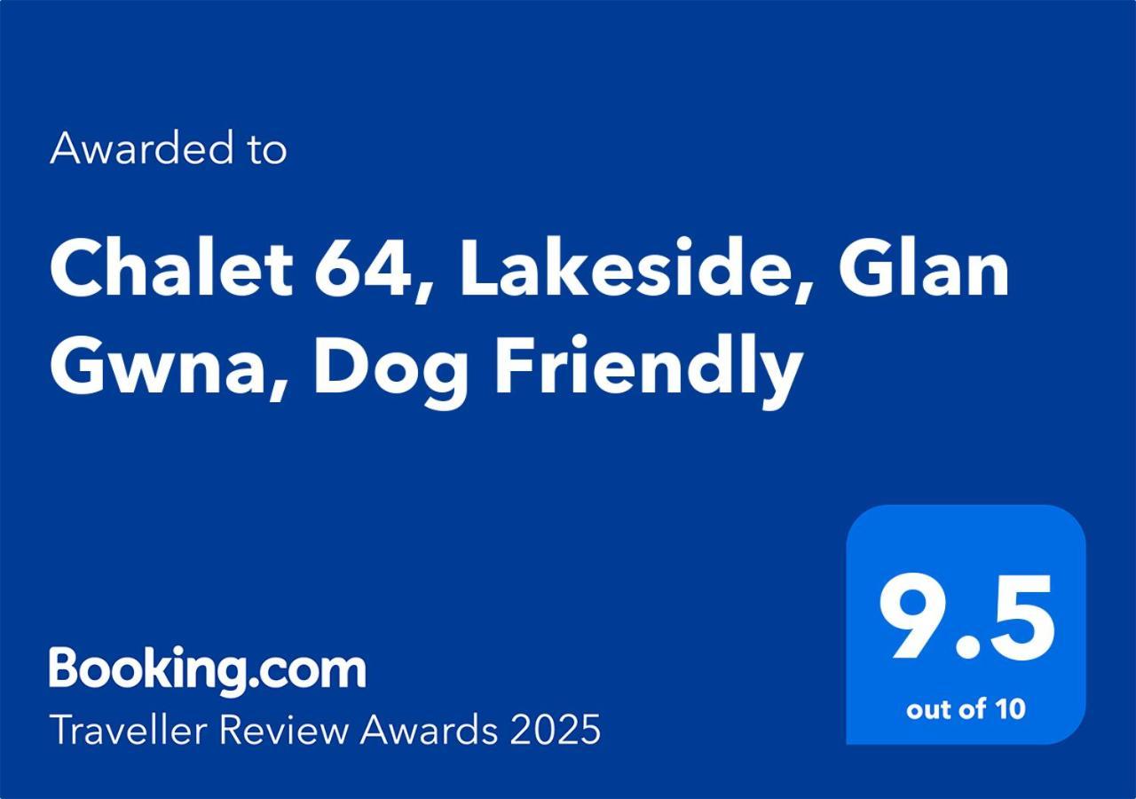 Chalet 64, Lakeside, Glan Gwna Holiday Park Карнарвон Экстерьер фото